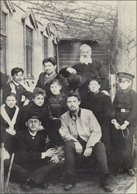 Aton Chekhov and Family.  1890.